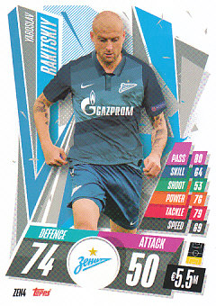 Yaroslav Rakitskiy Zenit Petersburg 2020/21 Topps Match Attax CL #ZEN04